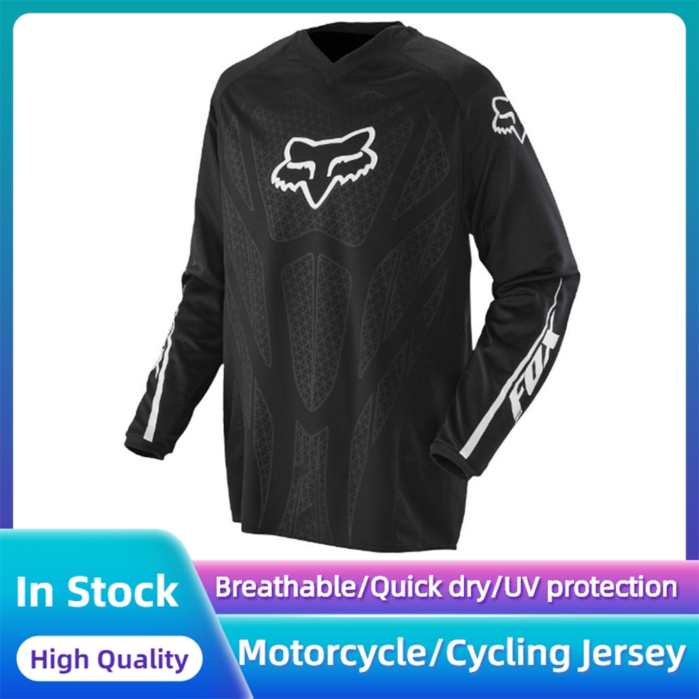 New Men S Long Sleeve Dirt Bike Jersey Fox Mtb 25 Long Sleev Shopee Philippines