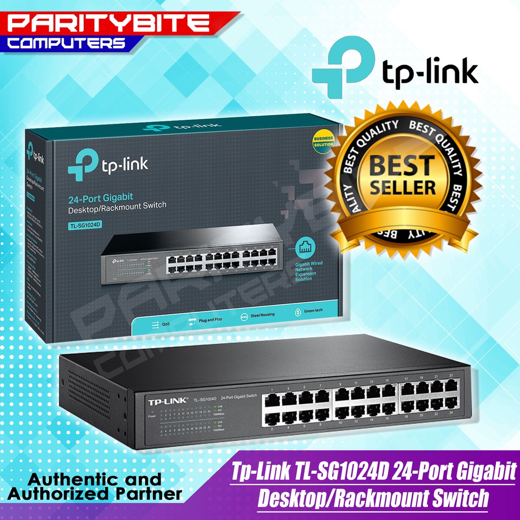 spesifikasi switch hub tp link 24 port gigabit tl sg1024d