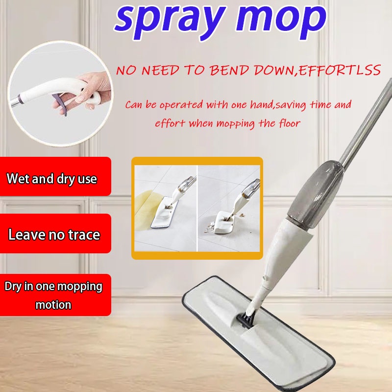 【Ship from Manila】Spray Mop Household Cleaner Tools Mop with Spinner 360 Degree Rotating Water Spray