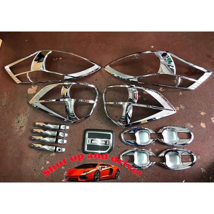Suzuki Ertiga Chrome Cover Combo Set Accessories Shopee Suzuki Ertiga Chrome Cover Combo Set Accessories Shopee