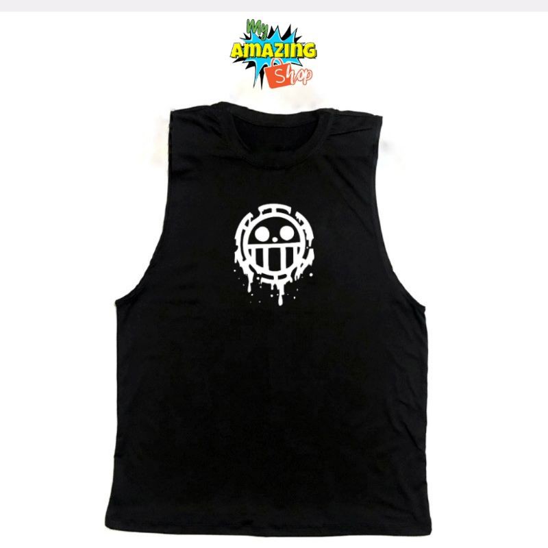 New Product) One Piece Logo Anime Tank Top Sando Spandex | Shopee  Philippines