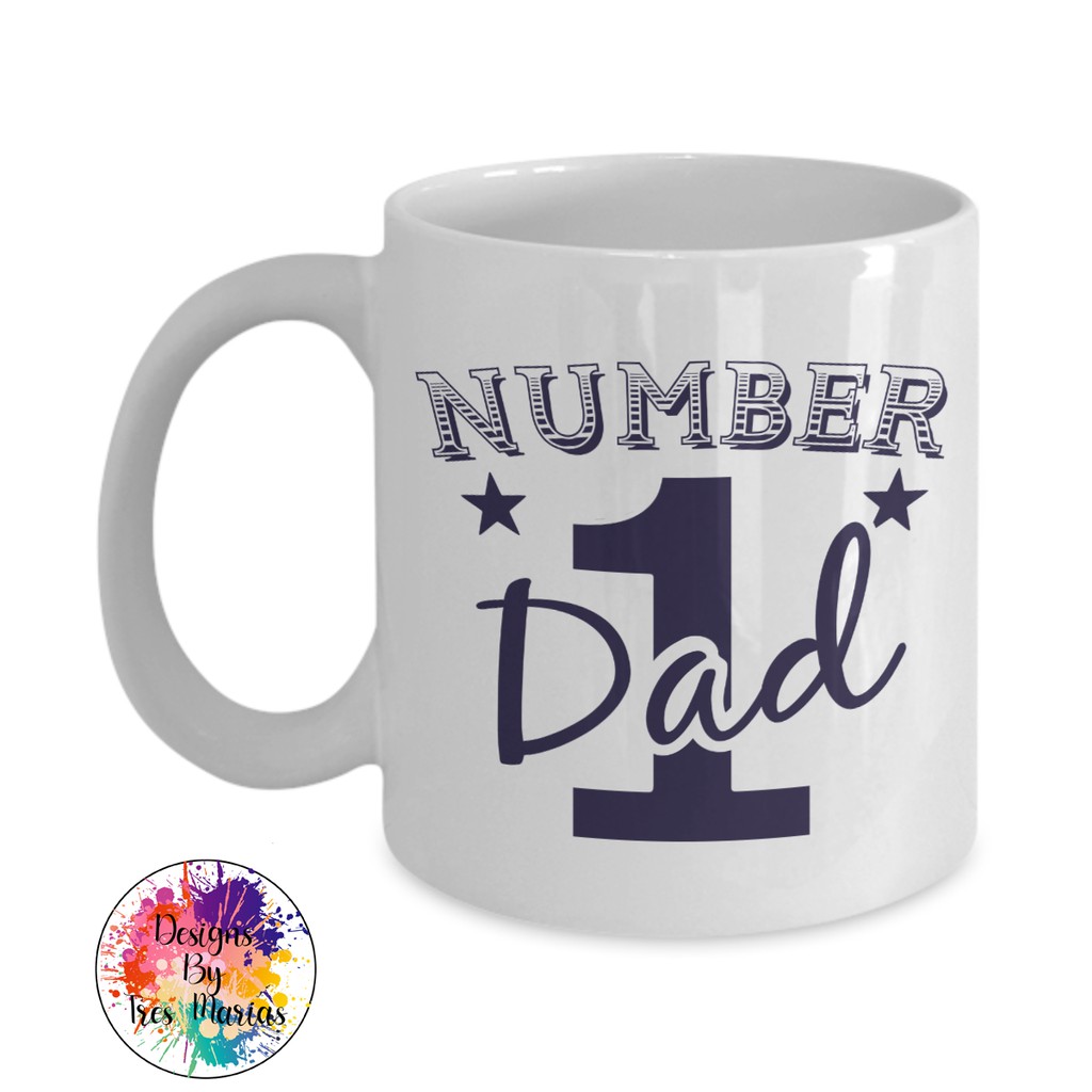 number one dad mug