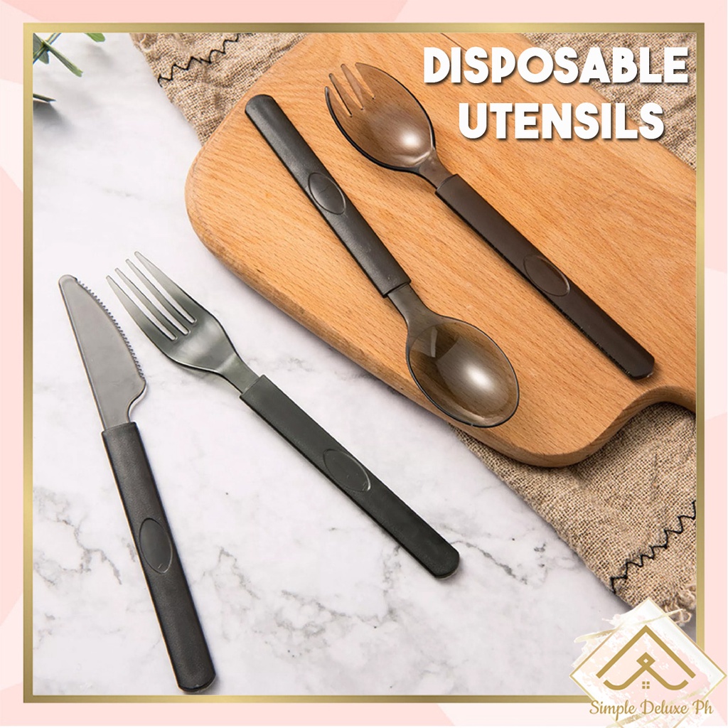 50pcs-disposable-spoon-fork-cutlery-individually-packed-transparent