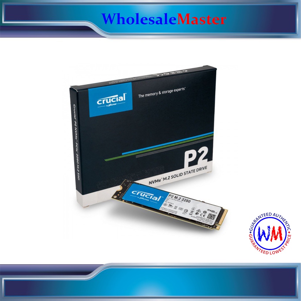 Crucial P2 1TB NVMe M.2 Internal SSD Solid State Drive CT1000P2SSD8 ...