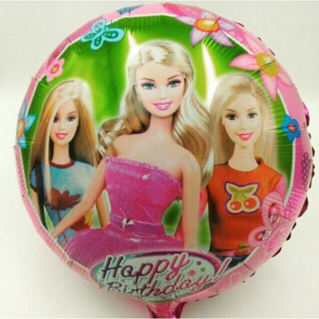 barbie foil balloon