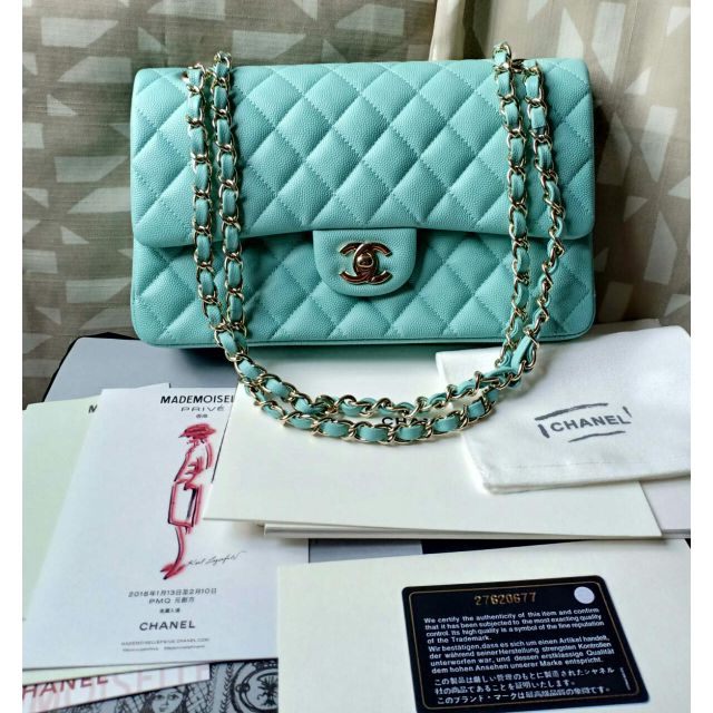 chanel tiffany blue bag