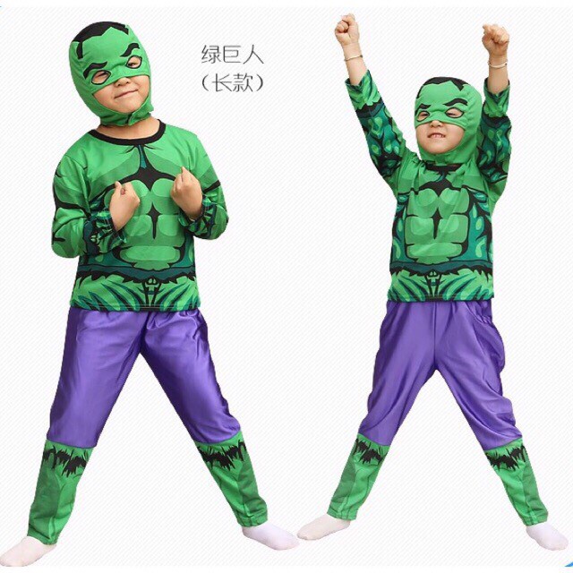 costplay costume Avengers Hulk Costume For Kids(1-8yrs old) | Shopee ...