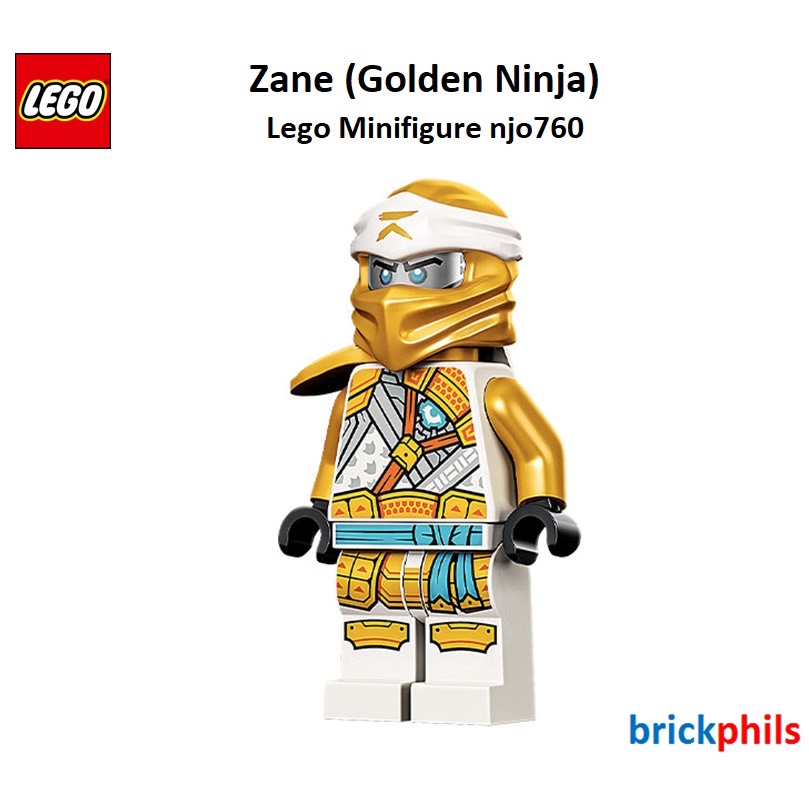 Lego Ninjago Minifigure njo760 Zane (Golden Ninja) | Shopee Philippines