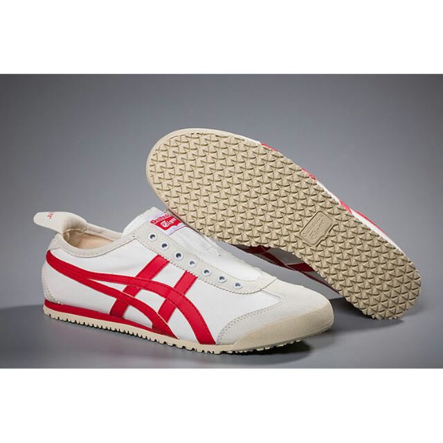 onitsuka tiger white slip on