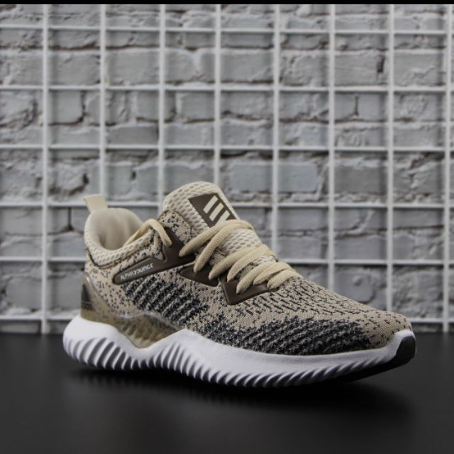 Adidas Alphabounce khaki | Shopee 