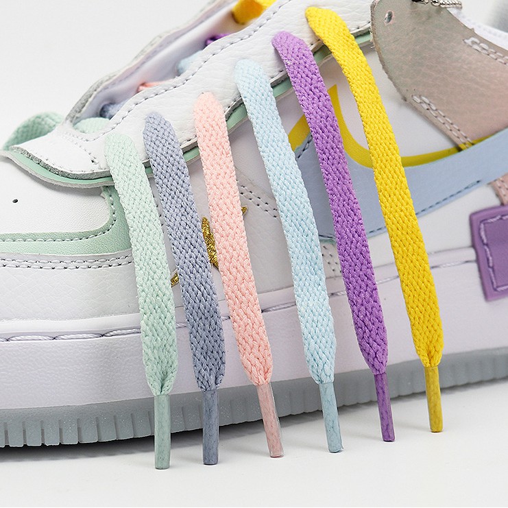 Candy Color Shoe Laces Shoelaces Gradient 0.8 m1.6 m Shopee Philippines