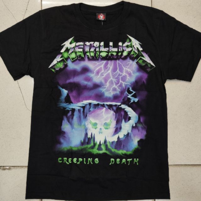Metallica Creeping Death Rock Band Shirt | Shopee Philippines
