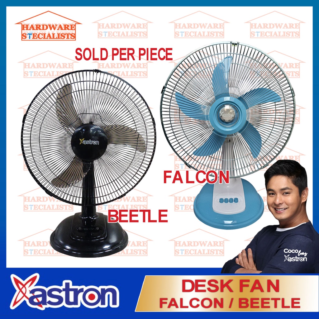 Astron Desk Fan Electric Fan 16" Beetle or Falcon (SOLD PER PIECE