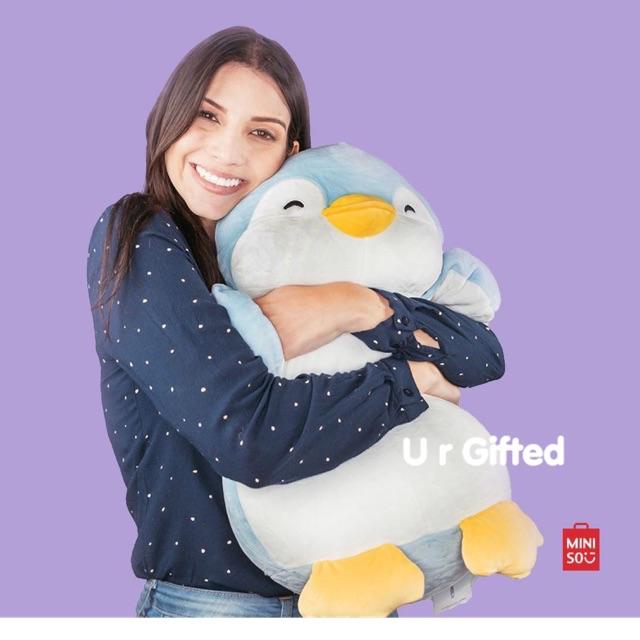 penguin plush miniso