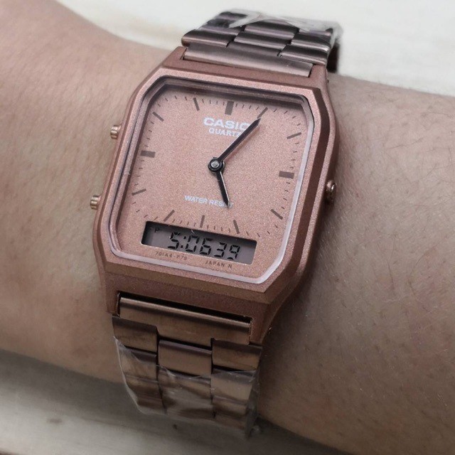 casio rose gold vintage