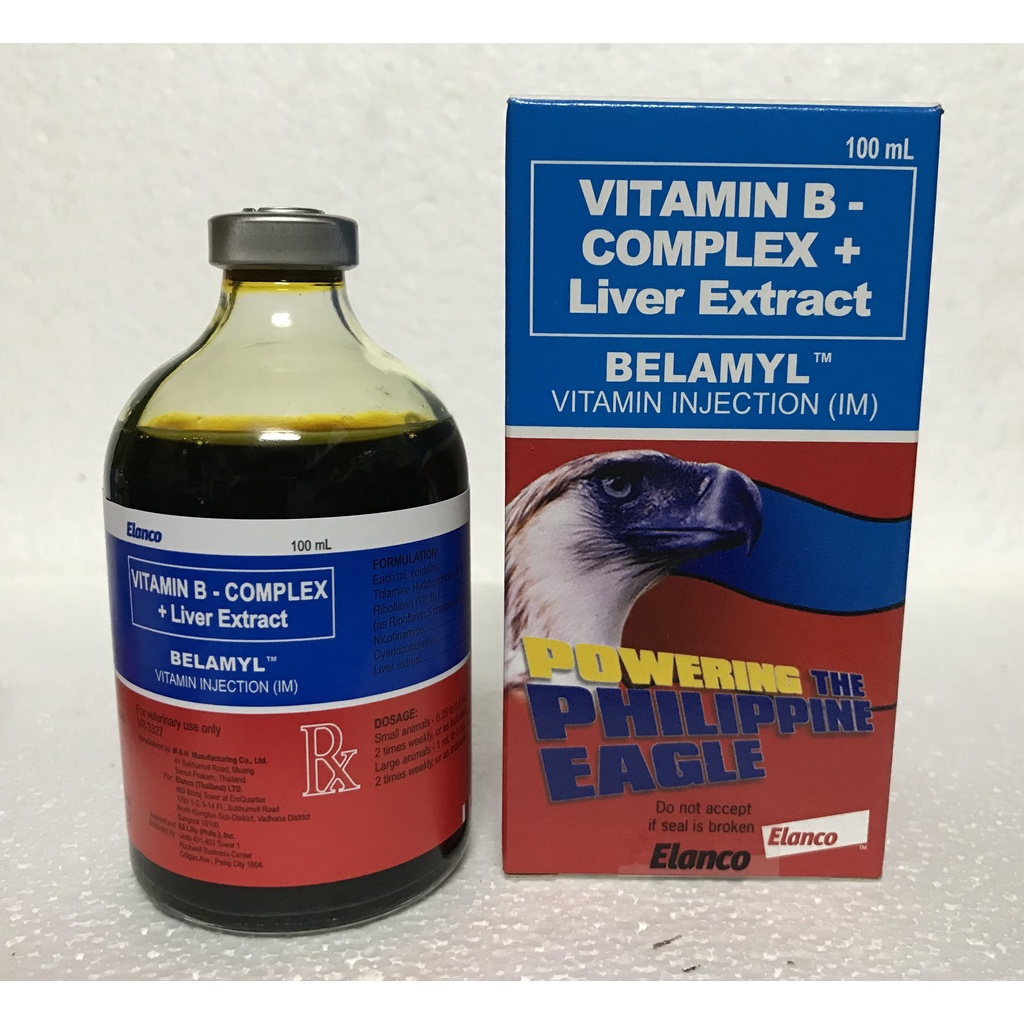 BELAMYL 100ML VITAMIN INJECTION WITH VITAMIN B - COMPLEX + LIVER ...