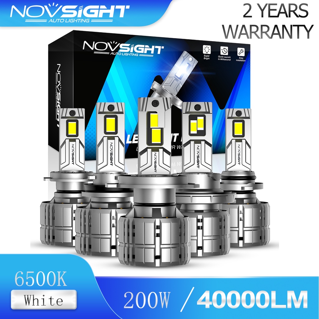 Novsight N60 H4 H11 H7 HB3 HB4 Newest design Car LED Headlight 200W