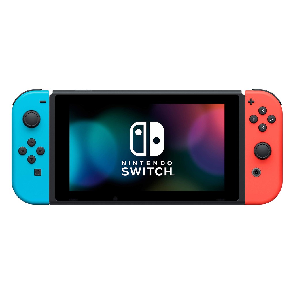 a blue nintendo switch