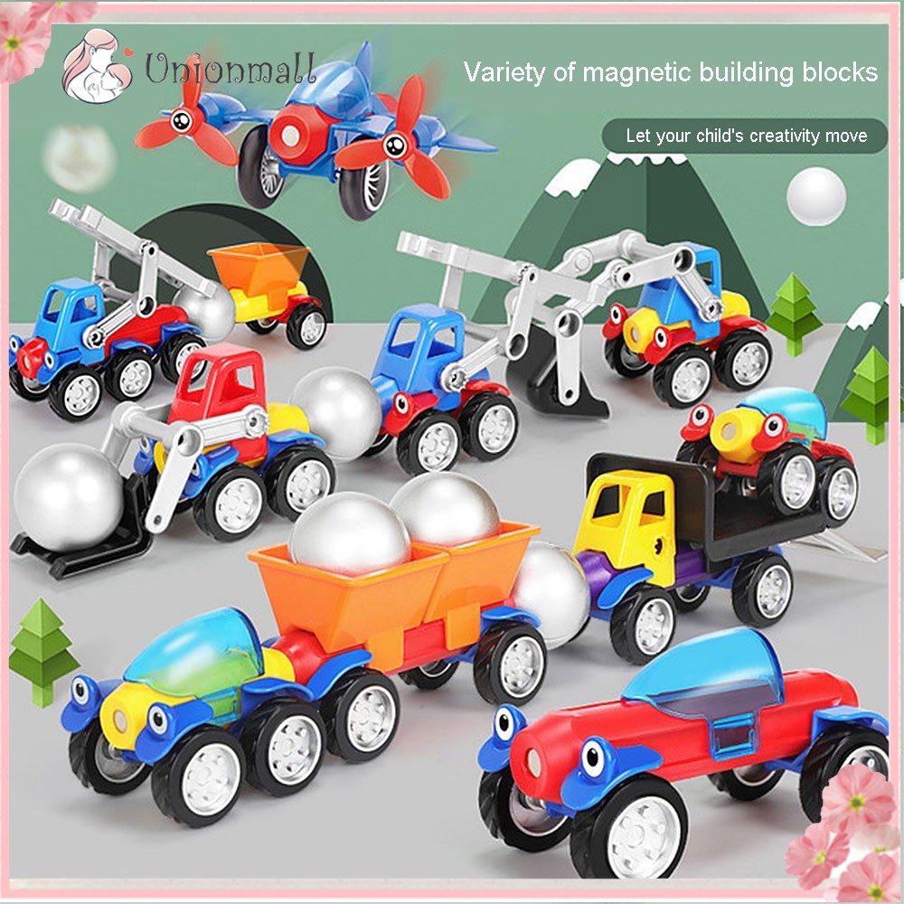 magnetic toy car set