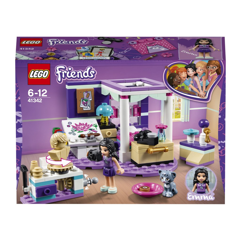 emma's bedroom lego friends