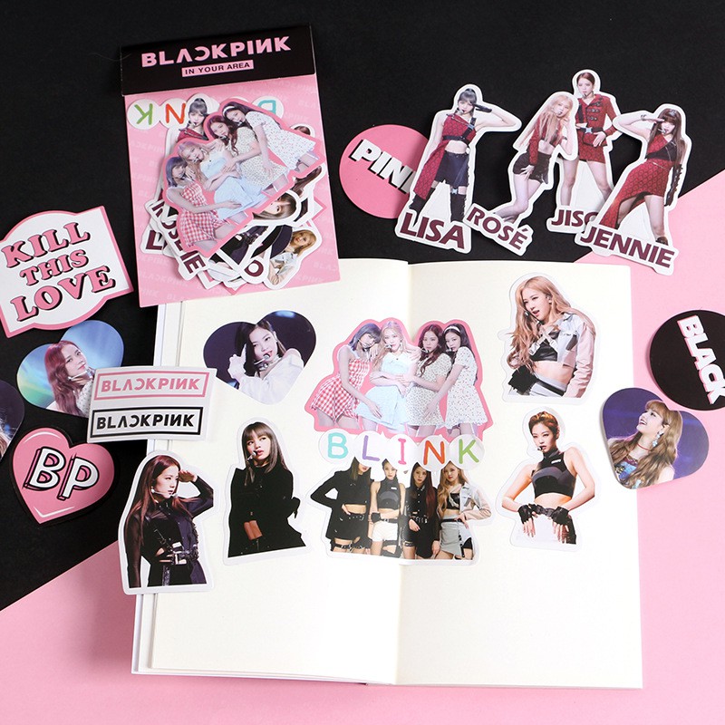 Blackpink Sticker JisooJennieRoseLisa DIY Masking Decal Diary