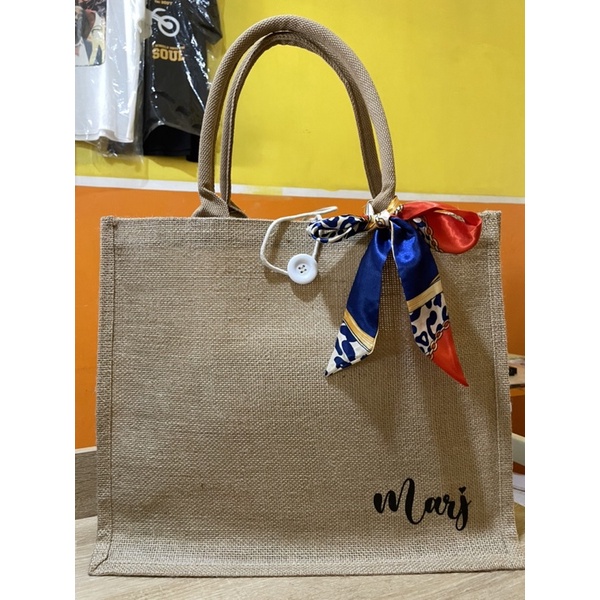 PERSONALIZED JUTE BAG (BURLAP) Shopee Philippines