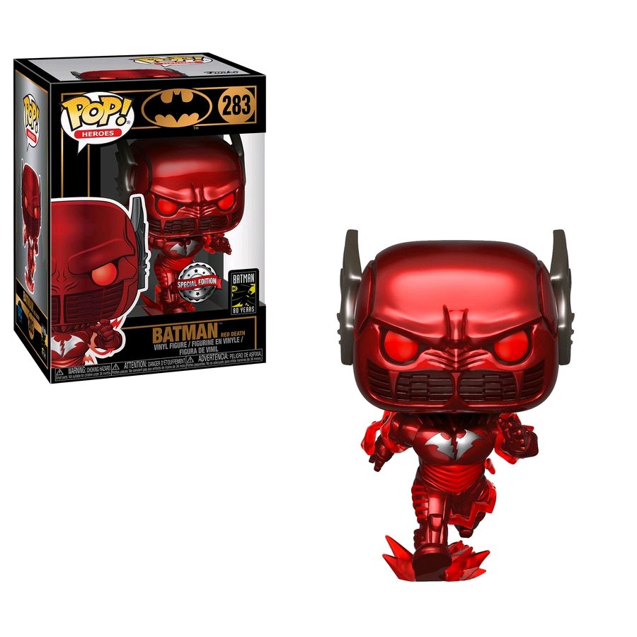 red batman funko