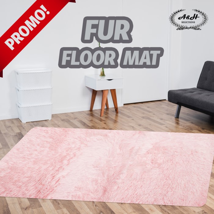 120 cm x 80 cm Large Super Soft Faux Fur Floor Mat Rug for Home Decor Shopee Philippines
