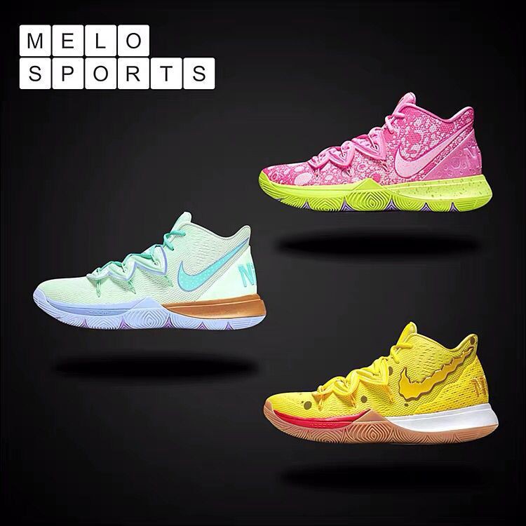 Design basketball shoes Nike Kyrie 5 x SpongeBob NBA