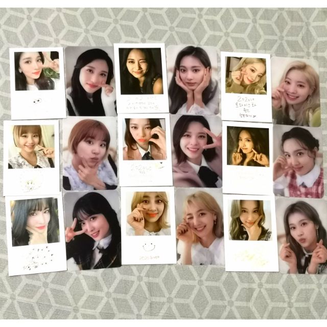 Twice Dicon Photocards Member Set Luckycharm Pc Photocard Shopee Philippines