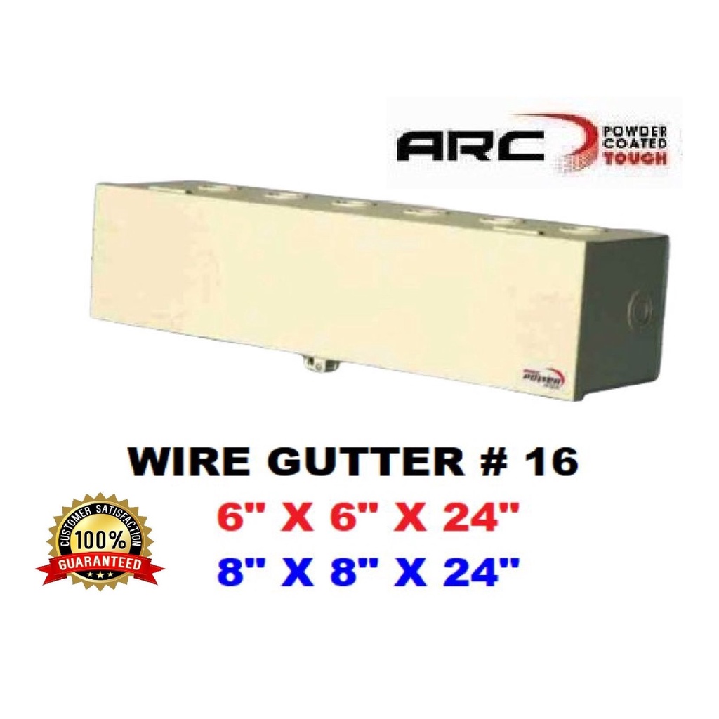 ARC WIRE GUTTER BOX 6X6X24 or 8X8X24 HEAVY DUTY Shopee Philippines