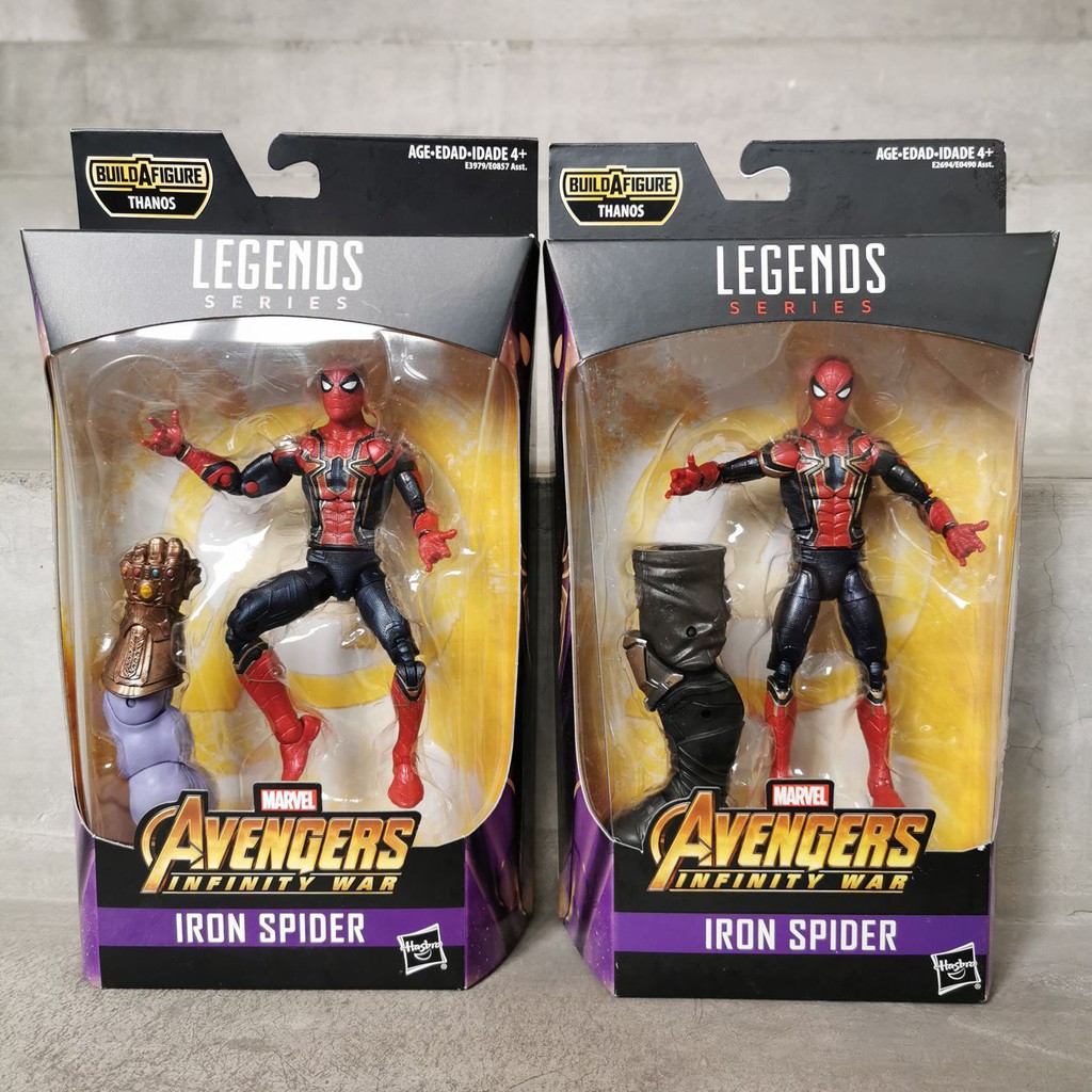 spiderman iron man marvel legends