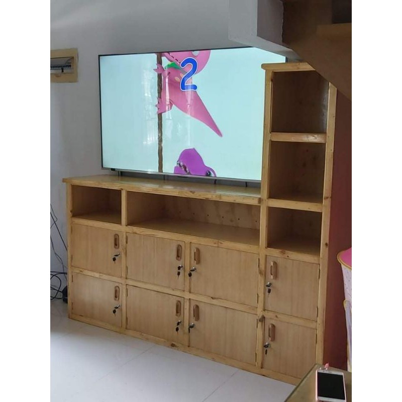 (PREORDER MESSAGE US FIRST) Customized TV rack ( customizable) Shopee
