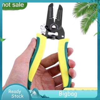 Portable Wire Stripper Pliers Crimper Cable Stripping Crimping Cutter #1