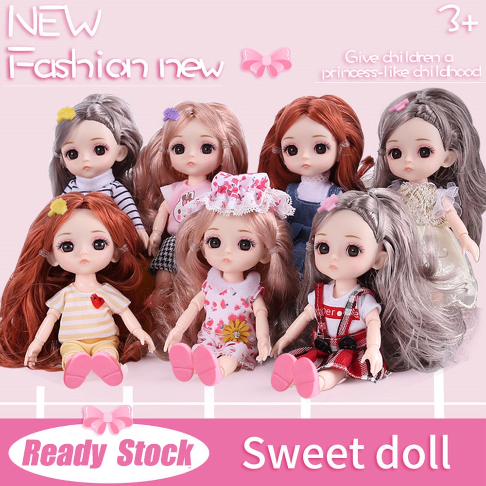 New 1/12 13 Moveable Jointed 16cm High Quality Dolls 