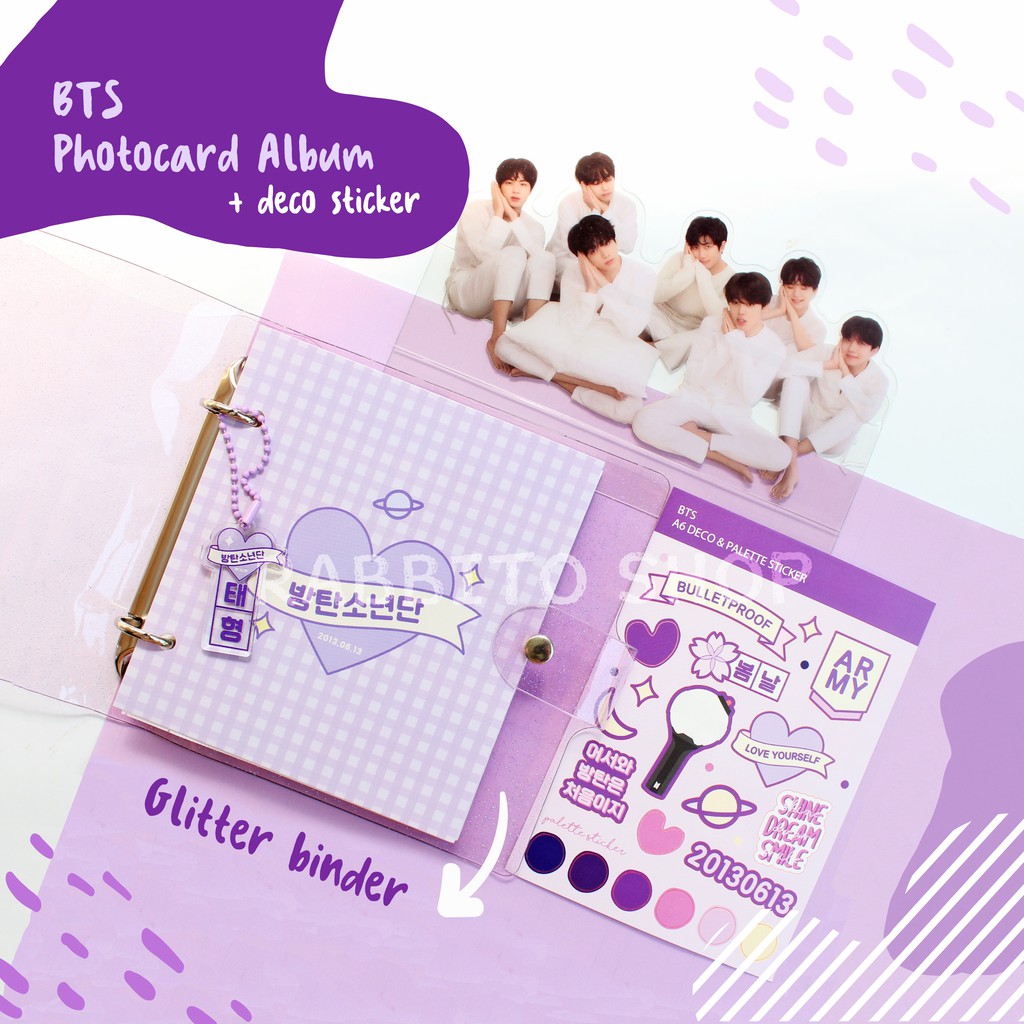 photocard binder bts