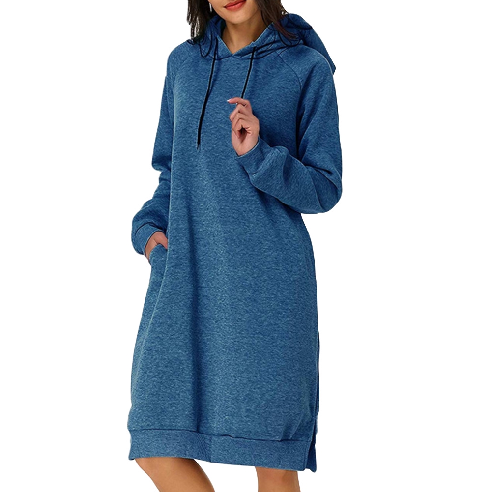 long hooded dress