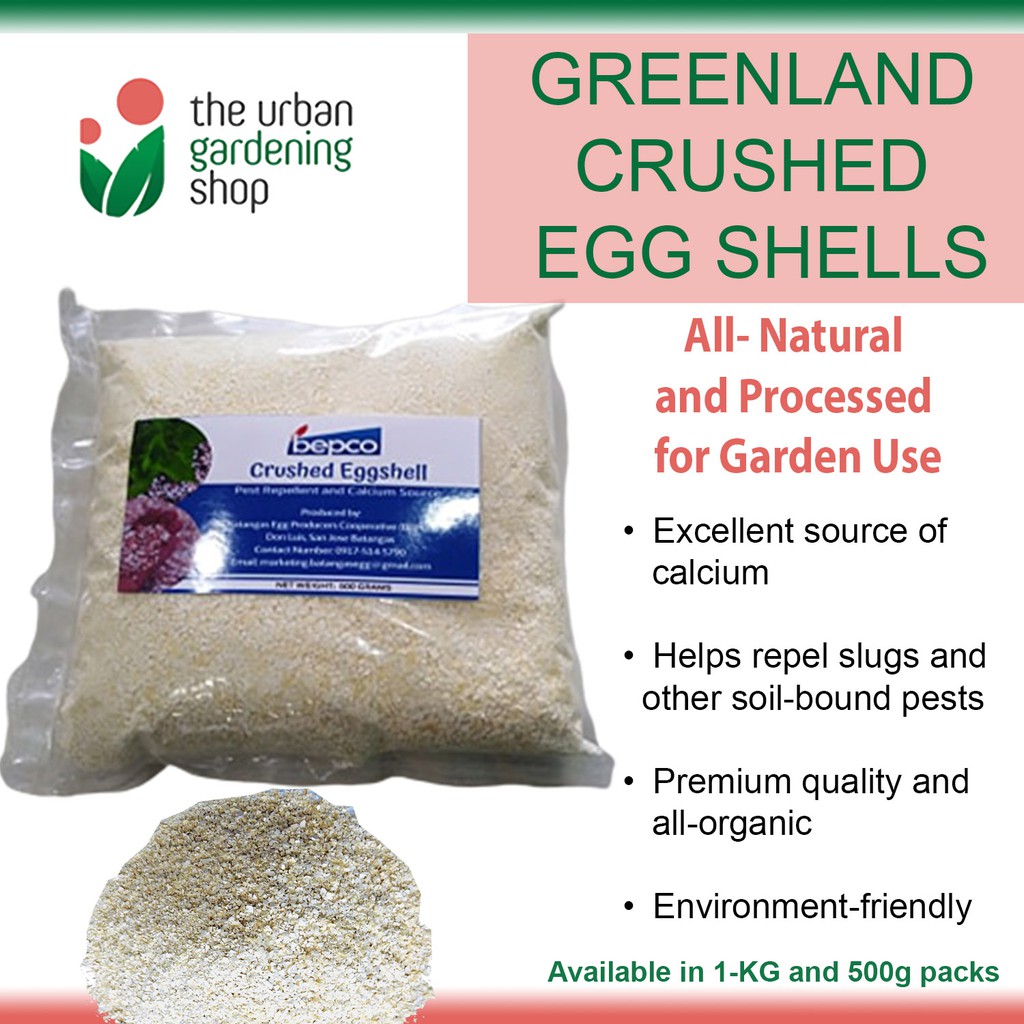 CRUSHED EGG SHELLS Allnatural Calciumrich Plant Supplement / THE