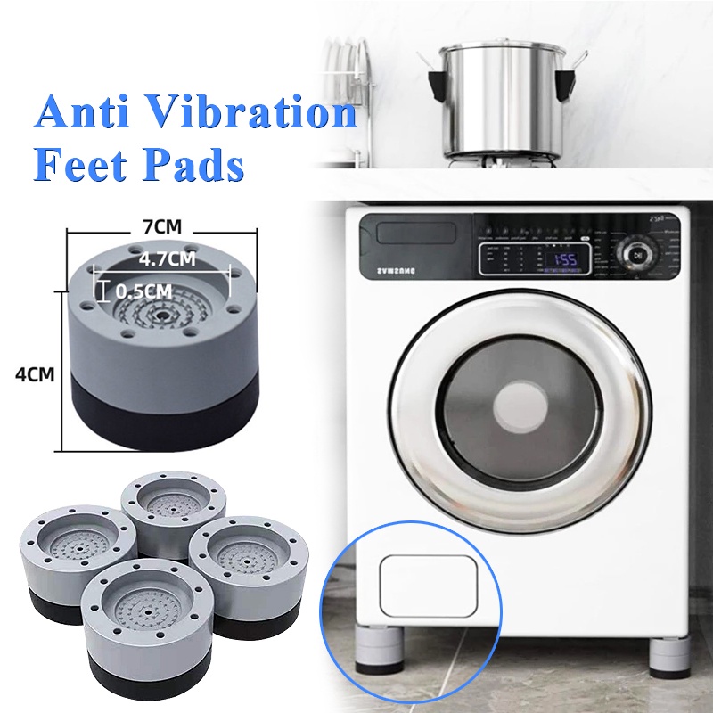 Anti Vibration Feet Pads,Washing Machine Rubber Mat NonSlip Pad