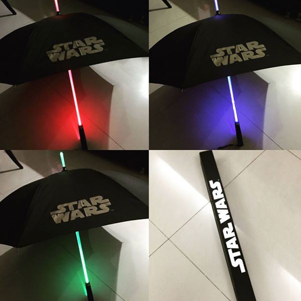 star wars lightsaber umbrella