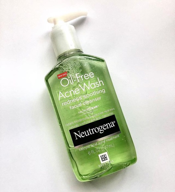 neutrogena aloe face wash