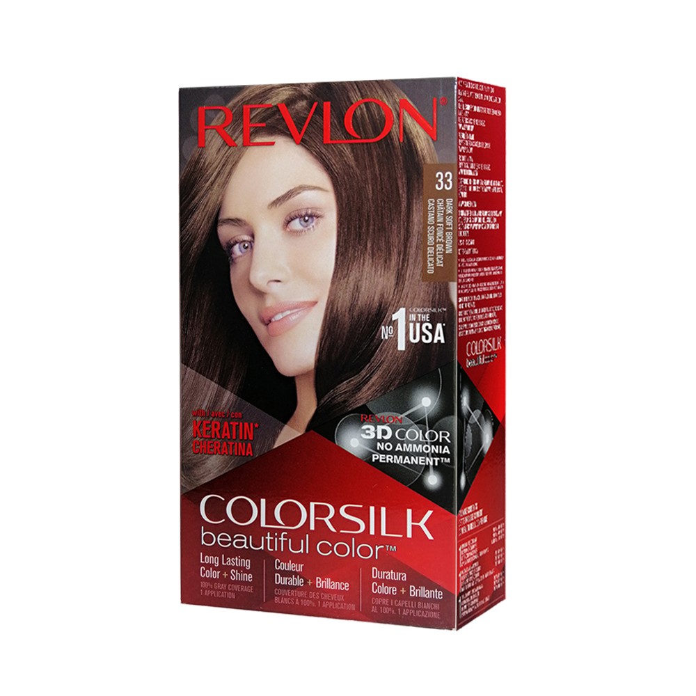 Revlon Hair Color Dark Soft Brown 33 Shopee Philippines