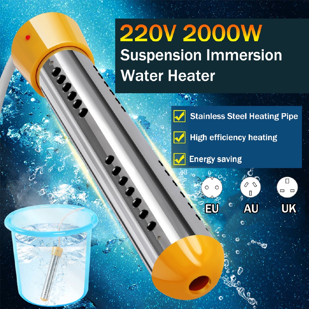 2000W Floating Electric Heater Boiler Water Heating Element Portable  Immersion Suspension Bathroom S | Shopee Philippines