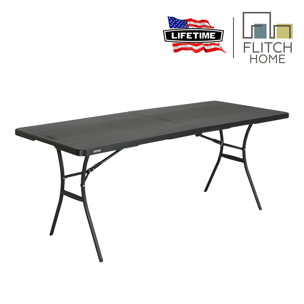 lifetime 6-foot fold-in-half table