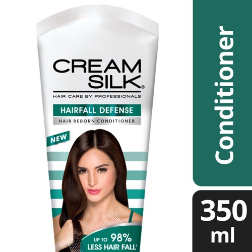 Cream Silk Hair Reborn Conditioner Hairfall Defense With Break Shield Complex 350ml Shopee 