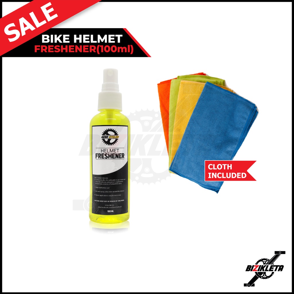 Bike Helmet Freshener Disinfectant Sanitizer 100ml Bike/MTB/Bicycle