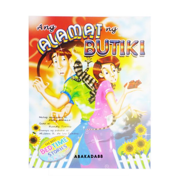 Colored Story Book Englishtagalog Ang Alamat Ng Butiki Shopee Philippines 1522