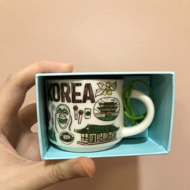 Starbucks Korea Been There Series ornament demi mug bts Shopee