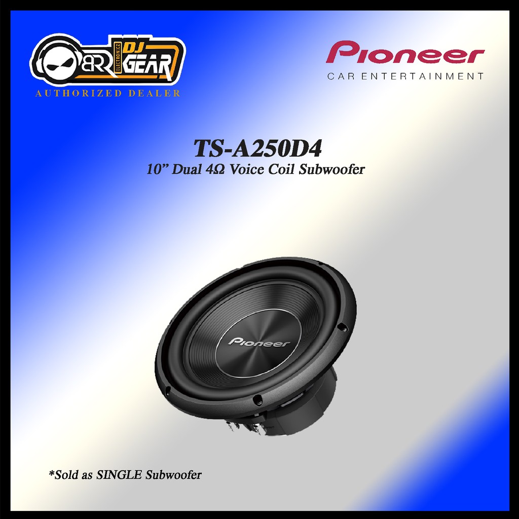 pioneer-ts-a250d4-10-dual-4-ohms-voice-coil-subwoofer-single