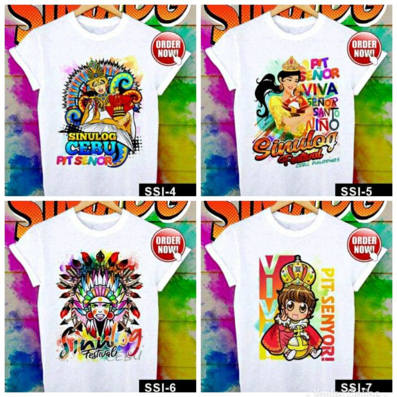 Sinulog Sr Sto Nino T Shirt High Quality Print Lazada Ph